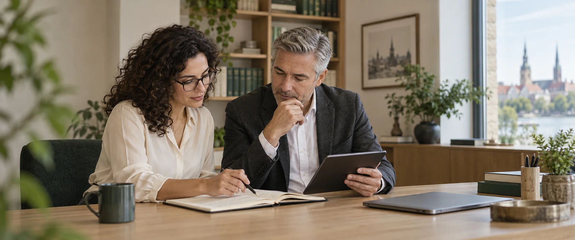 The SolConto accounting team advises a client