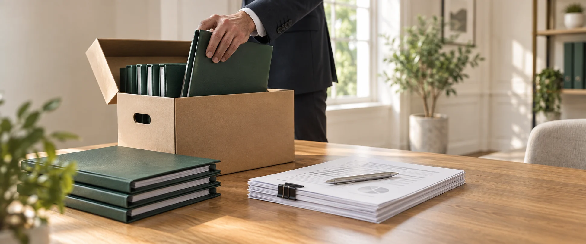 Preparing company closing documents and reports